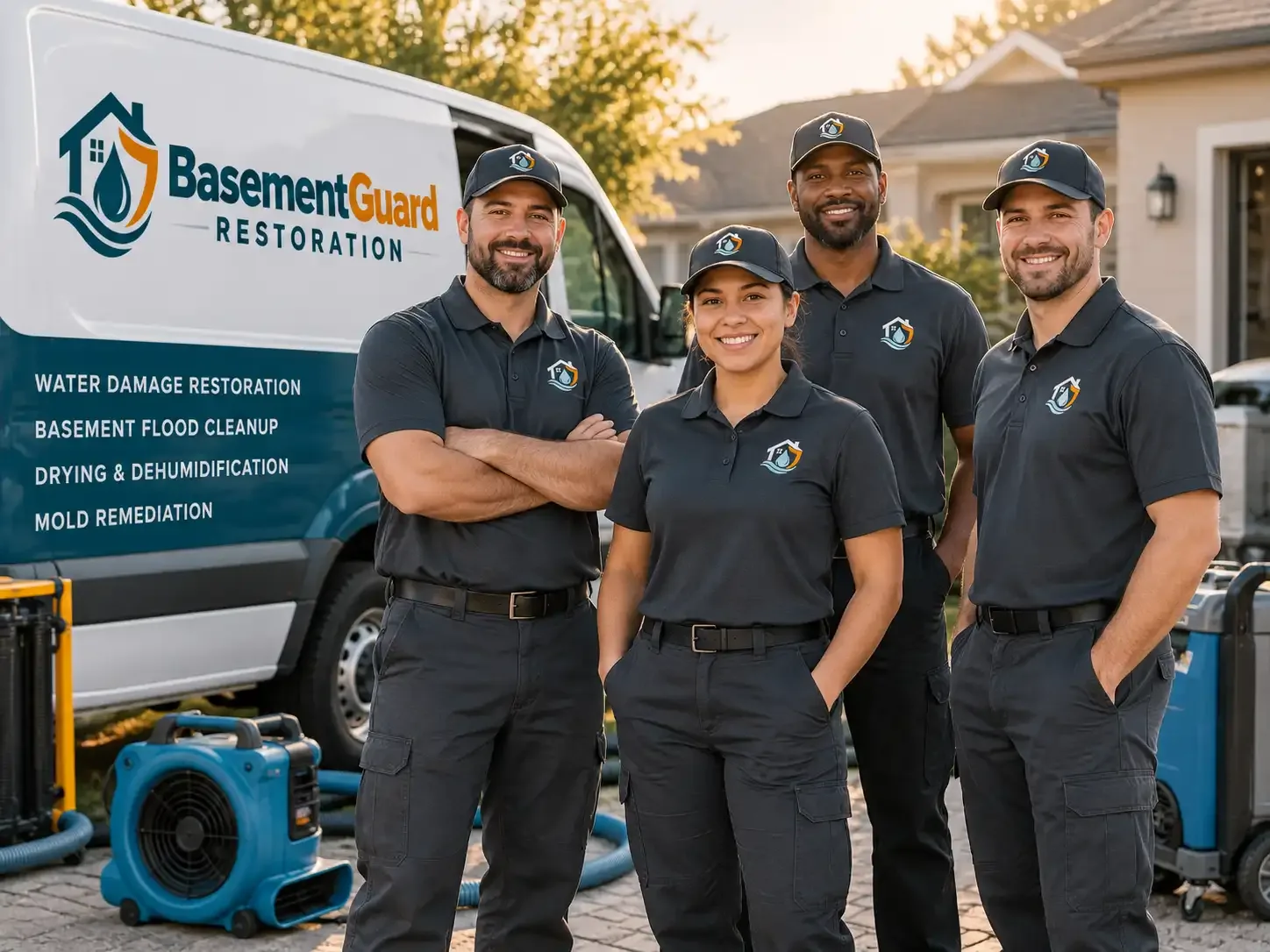 Basement Water Damage Restoration company in Ree Heights, SD